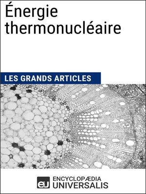 cover image of Énergie thermonucléaire